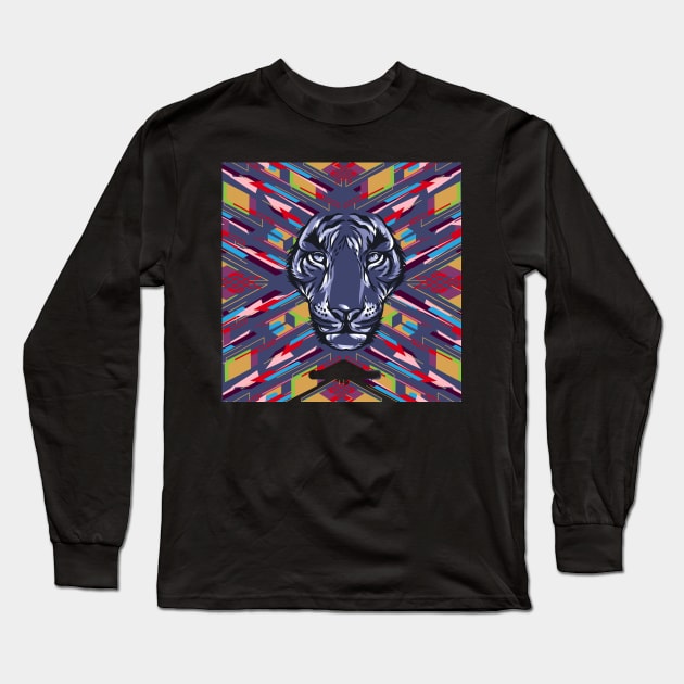 Lion Art Long Sleeve T-Shirt by King Tiger
